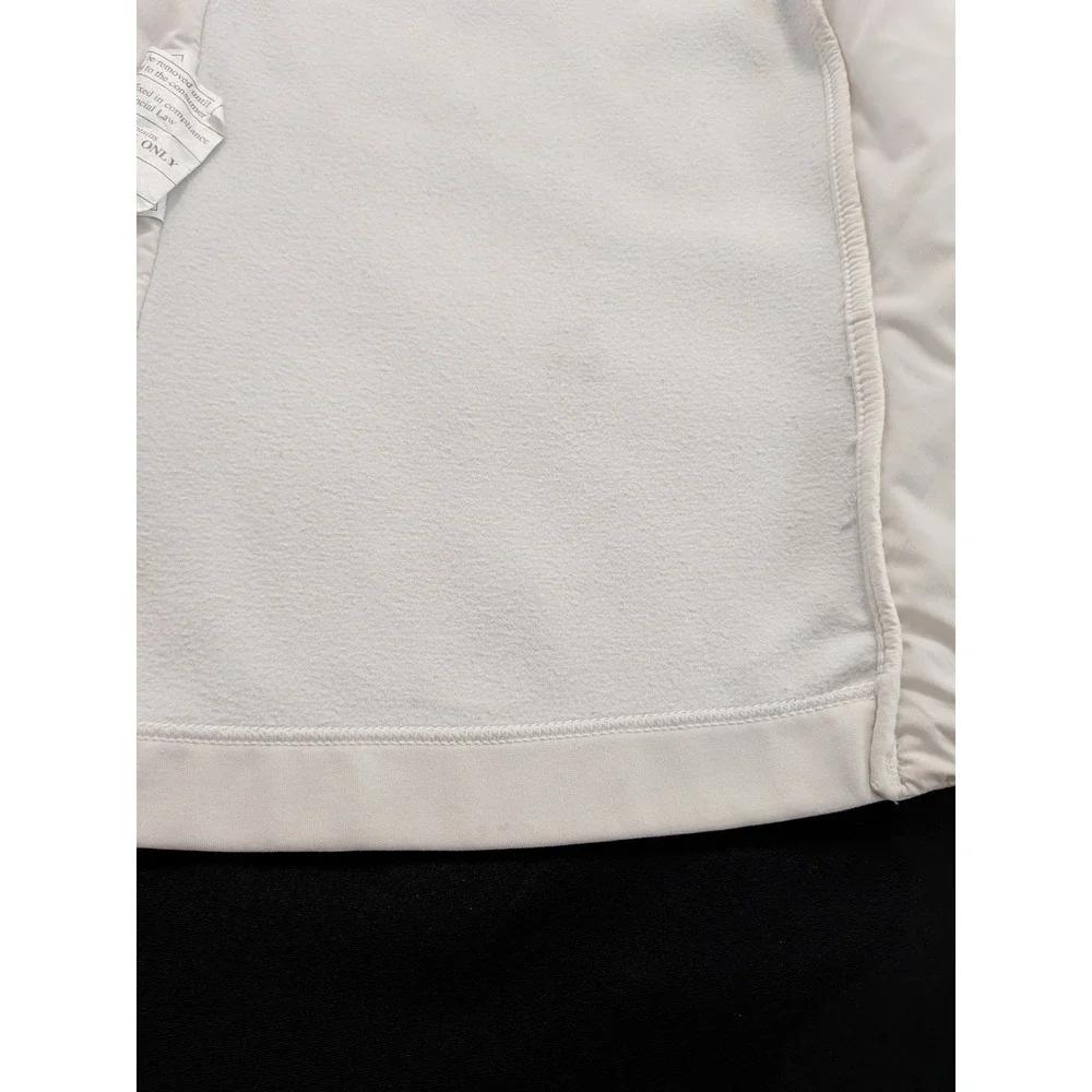 Lululemon Run For Cold Vest Women's 6 White Primaloft Insulated Puffer